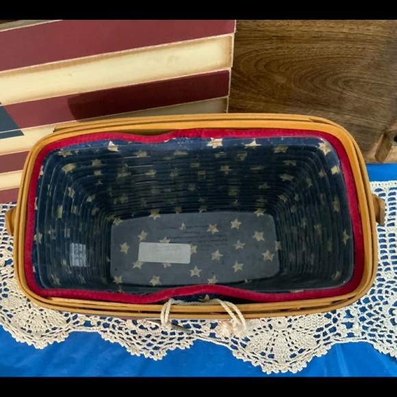 Longaberger 2001 Collector’s Club Whistle-Stop Basket Combo - Picture 4 of 9